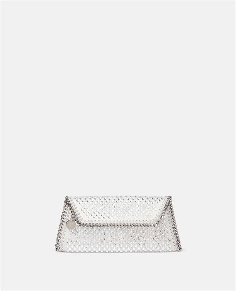 pochette argenté imitation stella mccartney